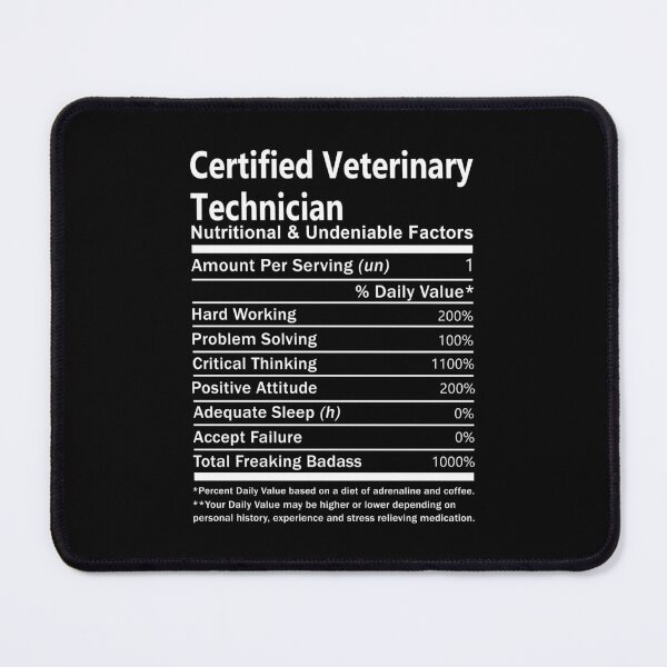 Item preview, Certified Veterinary Technician T Shirt - Nutritional And Undeniable Factors Gift Item Tee designed and sold by miraschroe.