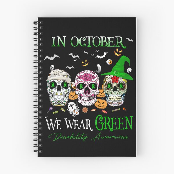 Item preview, In October We Wear Green Disability Awareness designed and sold by Sabfit.