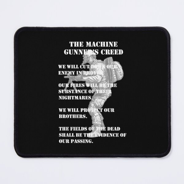 Item preview, The Machine Gunner's Creed Slim Fit Tshirt Classic T Shirt Premium, Tee Shirt, Hoodie For Men Women designed and sold by GarlandStrosin.