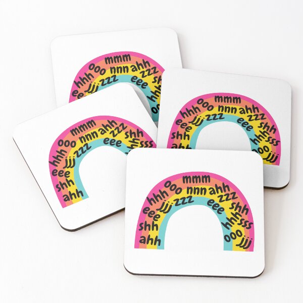 Item preview, Rainbow Low Middle High (LMH) Ling 10 Speech Sounds designed and sold by Hear4theEars.