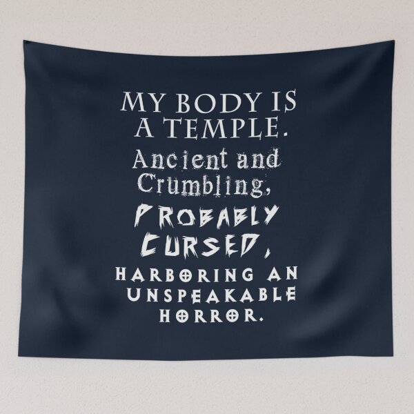 Item preview, My Body is a Temple designed and sold by DucNghia.
