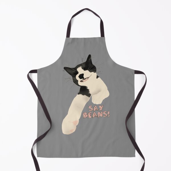 Item preview, Say Beans Kitty Cat Smiling designed and sold by TooCoolUnicorn.