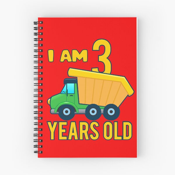 Item preview, I Am 3 Years Old Dump Truck designed and sold by TheCrazyBear.