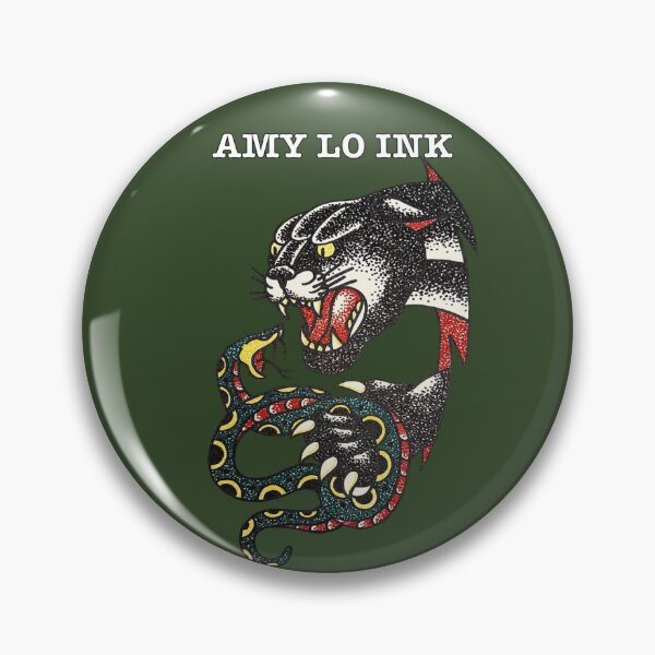 Item preview, Old School Panther and Snake designed and sold by Amyloink.
