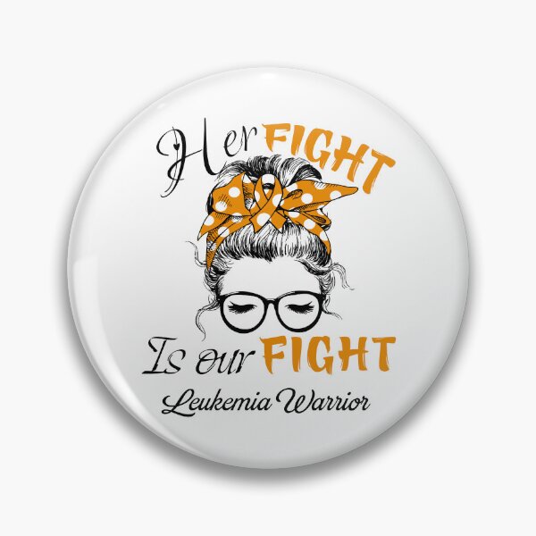 Item preview, Leukemia Awareness - Her Fight is Our Fight - Support Leukemia Gifts designed and sold by Aaron309.