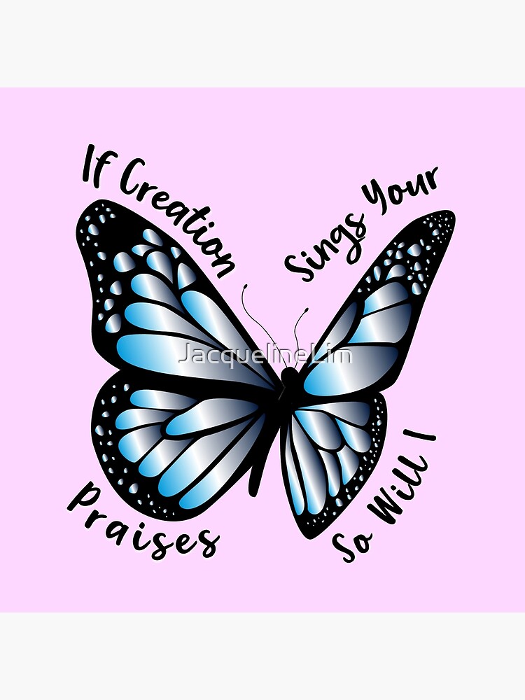 "Christian Lyrics If Creation Sings Your Praises So Will I