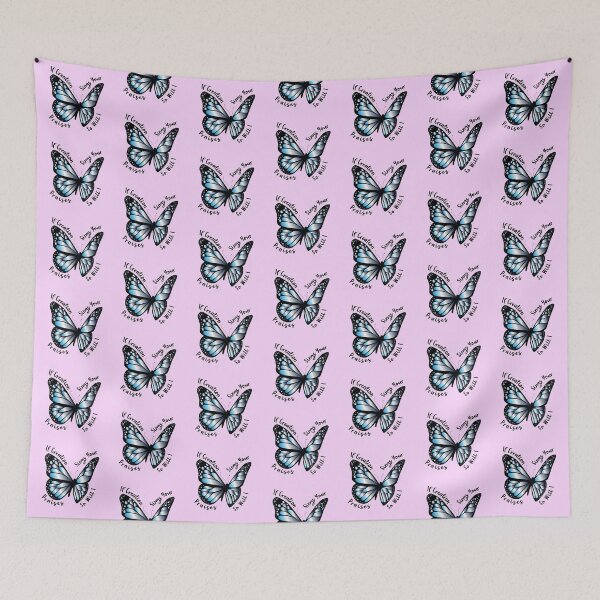 Item preview, Christian Lyrics - If Creation Sings Your Praises So Will I - Holographic Butterfly designed and sold by JacquelineLim.