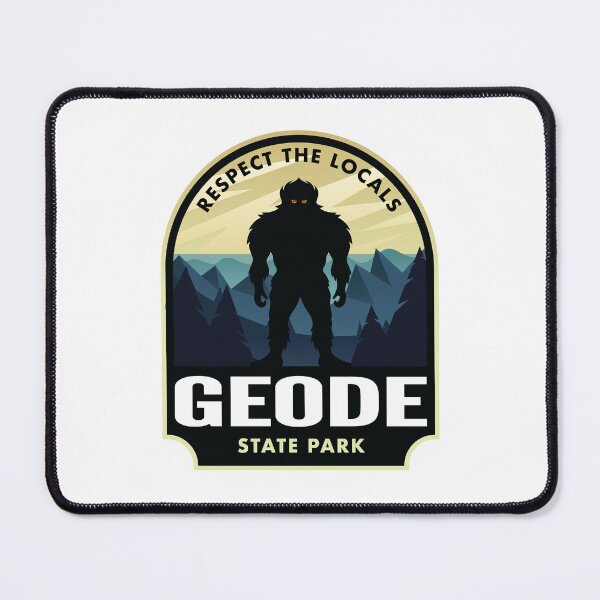 Item preview, Geode Iowa Bigfoot Sasquatch designed and sold by HalpinDesign.