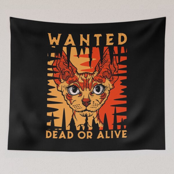 Item preview, Sphynx cat wanted dead or alive designed and sold by jackienorfolkal.