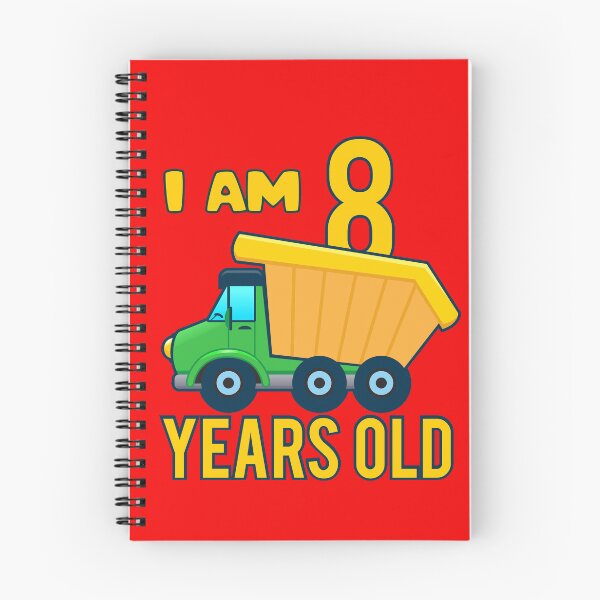 Item preview, I Am 8 Years Old Dump Truck designed and sold by TheCrazyBear.