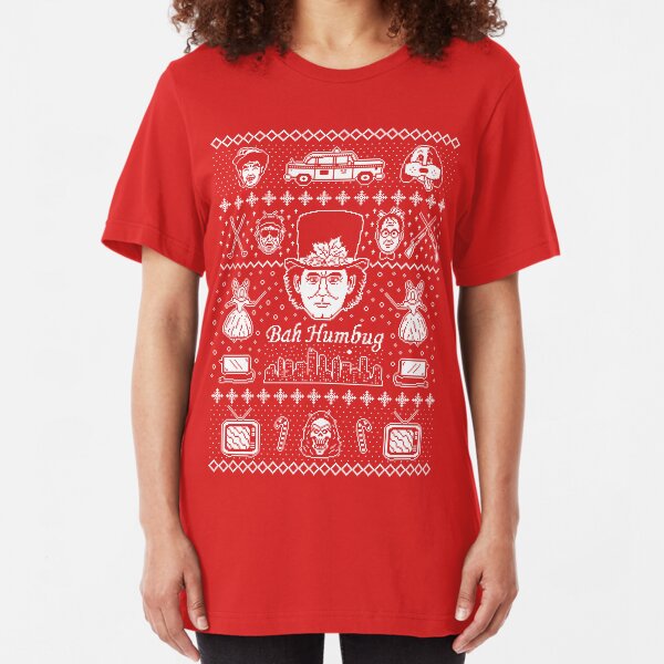 Merry Scroogedmas Slim Fit T-Shirt