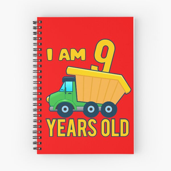 Item preview,  I Am 9 Years Old Dump Truck designed and sold by TheCrazyBear.