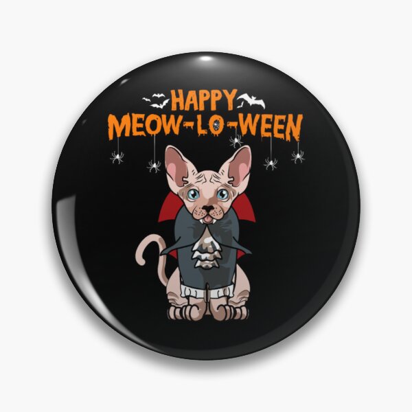Item preview, Sphynx cat happy meow halloween witches designed and sold by jackienorfolkal.