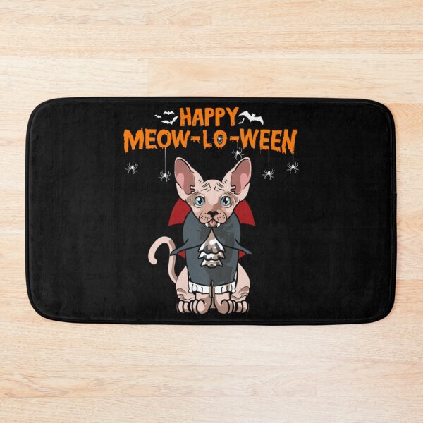 Item preview, Sphynx cat happy meow halloween witches designed and sold by jackienorfolkal.