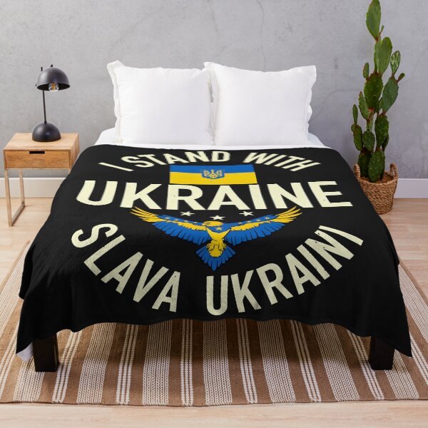 Item preview, Soutenez Ukraine Je me tiens avec Ukraine Drapeau ukrainien Patriote à manches longues designed and sold by CathrineStark.