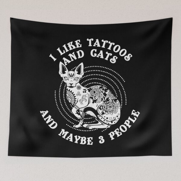 Item preview, Sphynx cat tattooed ink maybe 3 people designed and sold by jackienorfolkal.