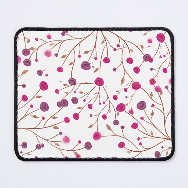 Item preview,  Purple and pinlk flowers pattern drawing designed and sold by BeccaKenDesigns.