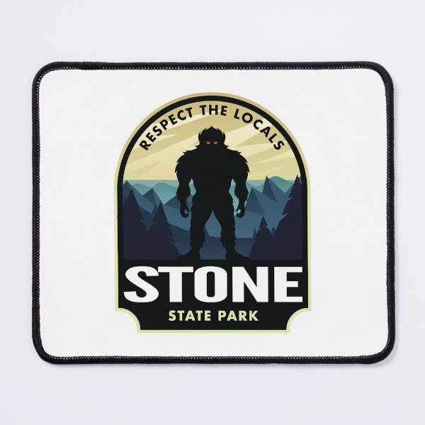 Item preview, Stone Iowa Bigfoot Sasquatch designed and sold by HalpinDesign.