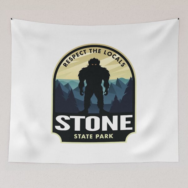 Item preview, Stone Iowa Bigfoot Sasquatch designed and sold by HalpinDesign.