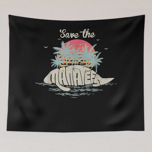 Item preview, Save The Manatees Shirt. Retro Style Manatee  designed and sold by captainllewel.