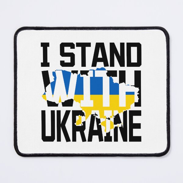 Item preview, I Stand With Ukraine Map Flag designed and sold by designbychow.