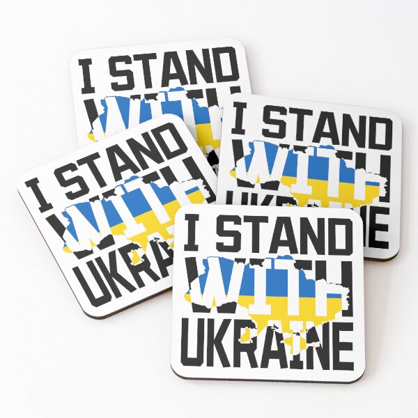 Item preview, I Stand With Ukraine Map Flag designed and sold by designbychow.