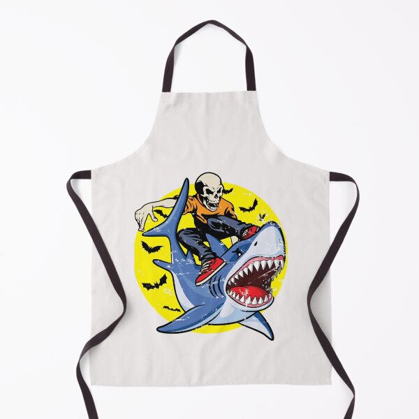 Item preview, Squelette déquitation de requin - Funny Halloween Classic. designed and sold by CathrineStark.
