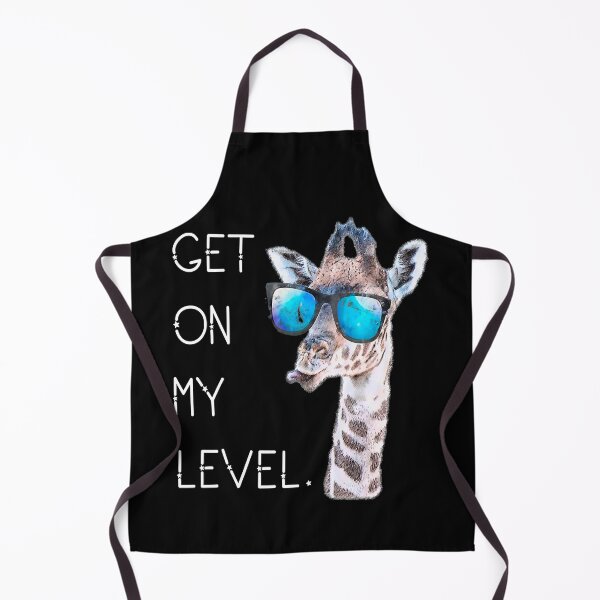 Item preview, Get On My Level Giraffe Glasses Giant Zoo Animal Saying designed and sold by SkylerKason.