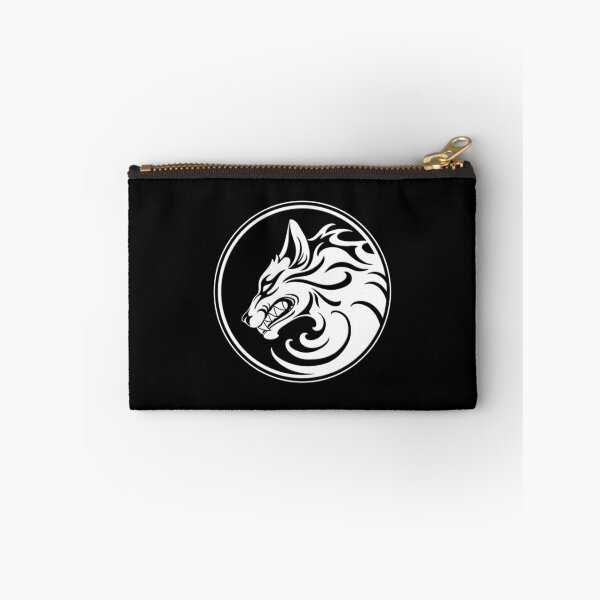 Item preview, Growling White and Black Wolf Circle designed and sold by JeffBartels.