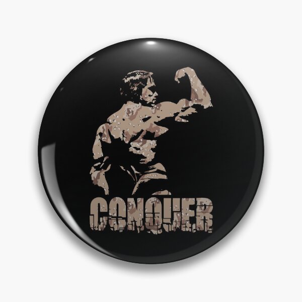 Item preview, Arnold Schwarzenegger Conquer Desert War Camouflage designed and sold by VectorDesigner.