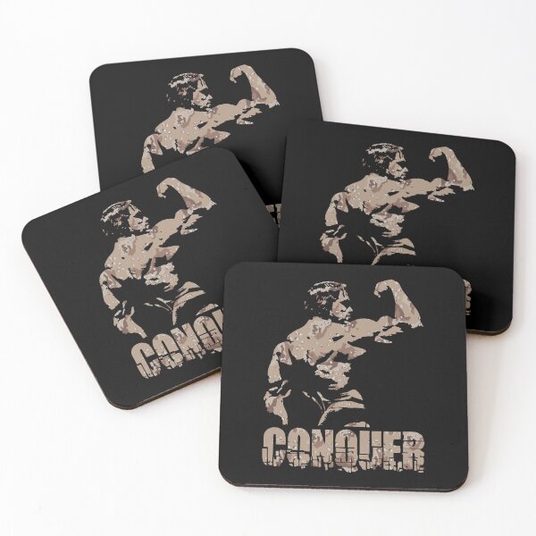 Item preview, Arnold Schwarzenegger Conquer Desert War Camouflage designed and sold by VectorDesigner.