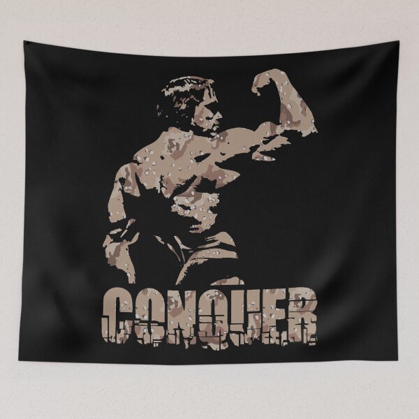 Item preview, Arnold Schwarzenegger Conquer Desert War Camouflage designed and sold by VectorDesigner.