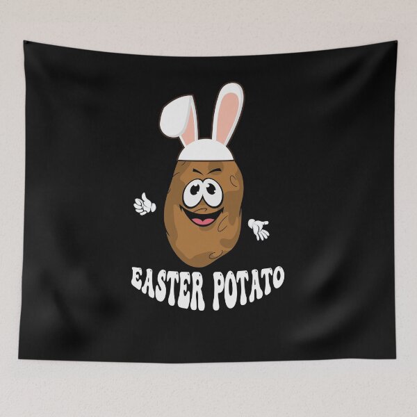 Item preview, Crushed Potato With Easter Bunny Ears Funny| Easter Potato designed and sold by Anoirshop ⭐⭐⭐⭐⭐.
