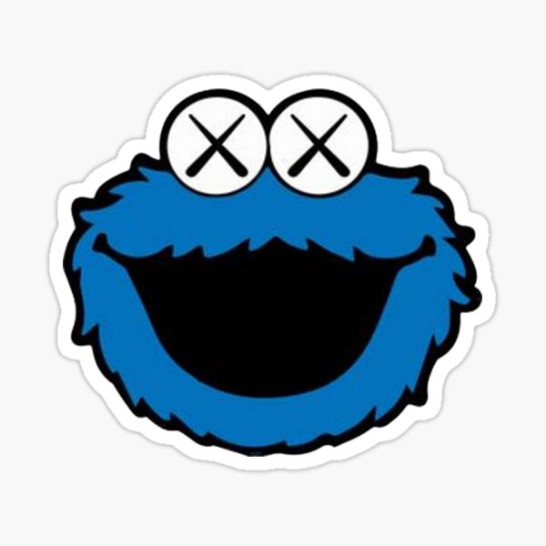 blue the laught Sticker