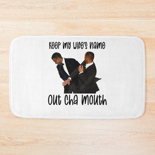 Item preview, Lover Gifts My Wife’S Name Out Of Your Mouth Funny Chris Will Rock Smith Tv Live Fight Slap designed and sold by KennyBins1980.