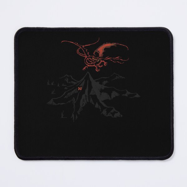 Item preview, Red Dragon Above A Single Solitary Peak - Fan Art Classic designed and sold by MeesvanEs.