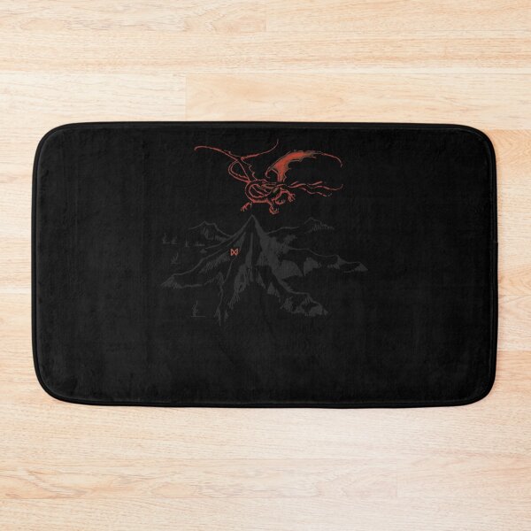 Item preview, Red Dragon Above A Single Solitary Peak - Fan Art Classic designed and sold by MeesvanEs.