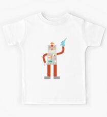 Raygun Robot Invasion Kids Tee