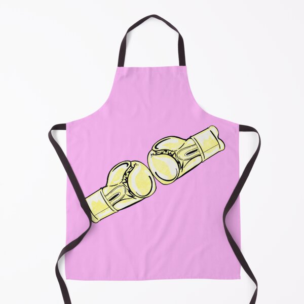 Item preview, Yellow Boxing Gloves With Pink Background designed and sold by missmann.
