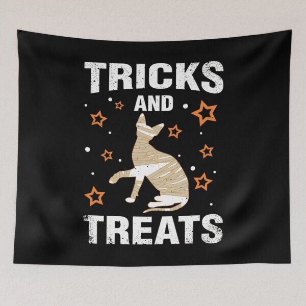 Item preview, Sphynx cat tricks or treats halloween designed and sold by jackienorfolkal.