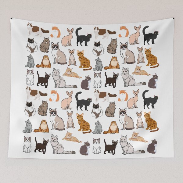 Item preview, Cartoon Cute Cat Pattern designed and sold by eslaaso190.