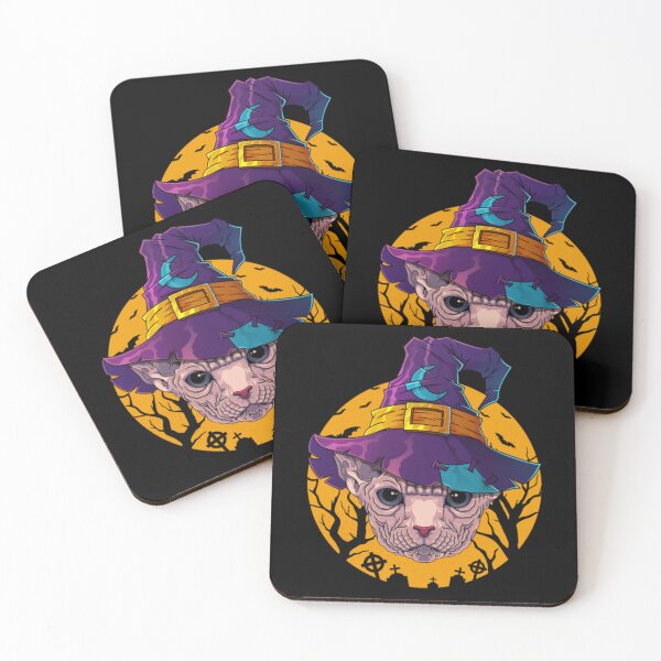 Item preview, Sphynx cat hats tricks or treats halloween designed and sold by jackienorfolkal.