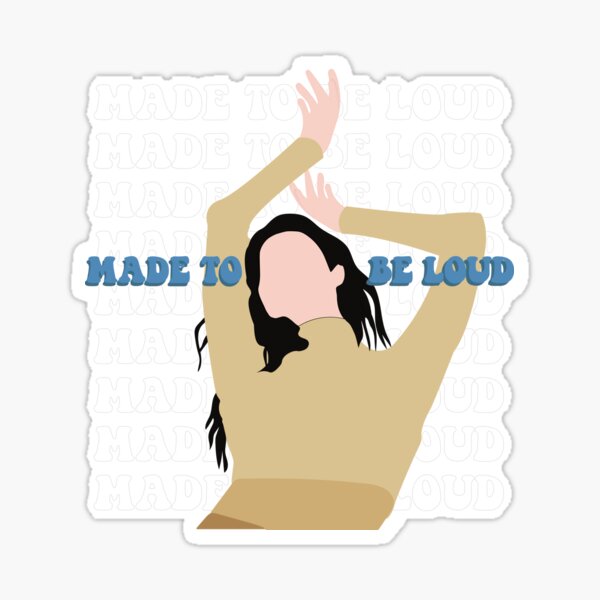 Item preview, Hecho para ser ruidoso - Sofia Carson designed and sold by camilacarota.
