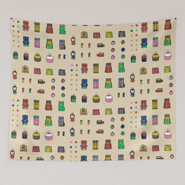 Item preview, 60s Camping Gear -- Mod Outdoors Aesthetic designed and sold by LochNestFarm.