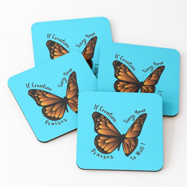 Item preview, Christian Lyrics - If Creation Sings Your Praises So Will I - Holographic Butterfly designed and sold by JacquelineLim.