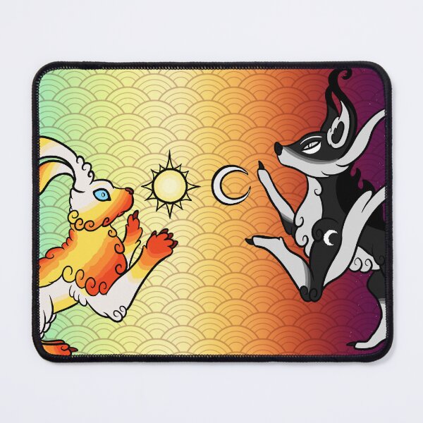 Item preview, Rabbit of Day vs Fox of Night designed and sold by PandasInSpirits.