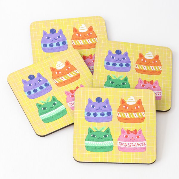 Item preview, Cat Macaron Cookies designed and sold by Van Huynh.