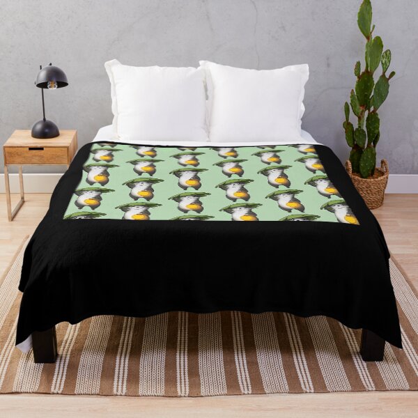 Item preview, FFXIV Odder Otter Throw Blanket designed and sold by linzhsantosf.