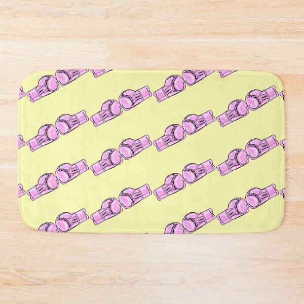 Item preview, Pink Boxing Gloves With Yellow Background  designed and sold by missmann.