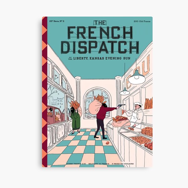 THE FRENCH DISPATCH - Poster Canvas Print